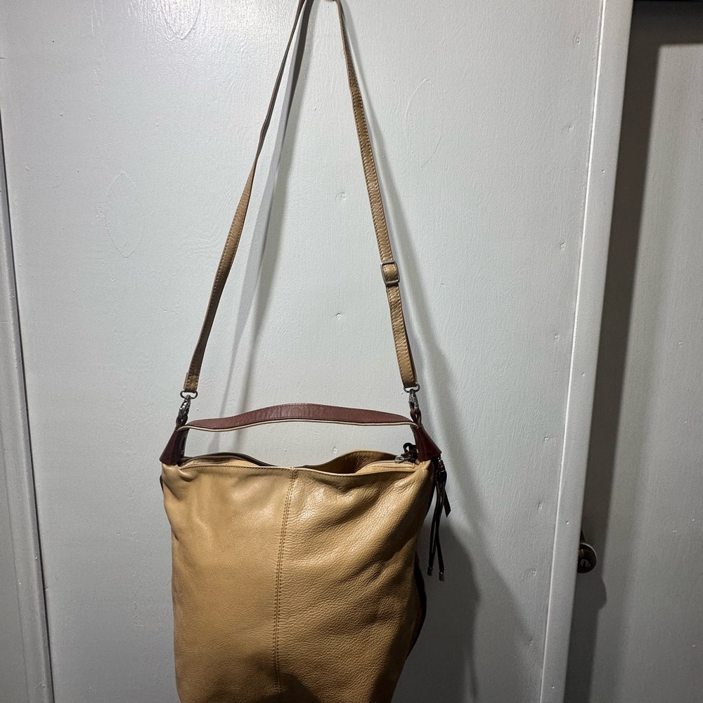 Tan Leather Shoulder Bag - Picture 3 of 8